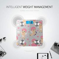 Bluetooth Weight Scale Body Fat Cartoon Cute Colorful Cupid Kid Angel Bathroom Scale Body Fat Composition Monitor Analyzer with Smartphone App for Body Management-396 Lbs