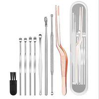 GUAngqi Ear Pick Earwax Removal Kit Ear Cleansing Tool Set Ear Curette Ear Wax Remover Tool Ear Picking Tool Set