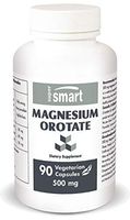 Supersmart - Magnesium Orotate 1500 mg Per Serving - Premium Quality Supplement | Non GMO - 90 Vegetarian Capsules