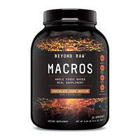 Beyond Raw Macros - Chocolate Chip Muffin, 24 Servings, Meal Replacement with 40 Grams of Protein