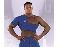 LP Shoulder Support - for Protection, Support & Therapeutic Warmth (Unisex; Tan), Left, X-Large