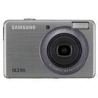 Samsung SL202 10MP Digital Camera with 3x Optical Zoom and 2.7 inch LCD (Silver)