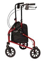 GF 3 Wheel Cruiser Aluminum Rollator 250lb Capacity BURGUNDY