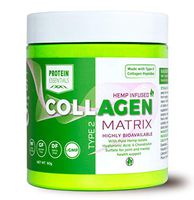 Hemp Infused Collagen Peptides Supplement - 1800mg Hemp - Type 2 - Anxiety, Sleep, Stress, and Support for Healthy Joints & Discomfort - Protein Essentials - Paleo Friendly