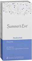 Summer's Eve Douche Medicated 2 Each (Pack of 4)