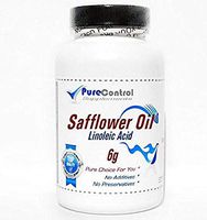 Safflower Oil Linoleic Acid 6g // 100 Capsules // Pure // by PureControl Supplements