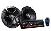 JVC Single din CD (KDR770BT) & 6.5" 2-Way Speakers