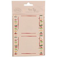 JAM PAPER Christmas Gift Label Stickers - 2 1/4 x 3 1/2 - Colorful Fiesta - 24 Labels/Pack