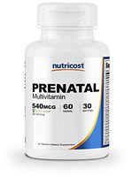 Nutricost Prenatal Multivitamin (60 Tablets) - Vitamin & Minerals for Mom & Baby - Gluten Free and Non-GMO