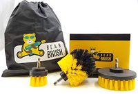 Bear Brush Drill Attachment Power Scrubber Cleaning Set of 3. All Purpose Drill Attachment - Cleaning Made Easy and Effective for Kitchen, Bathroom, Tub, Tile, Driveway, Carpet, Grout and Much More.