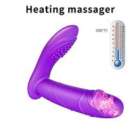 Handheld Massager Tools Medical Grade Silicone Wand Massager 10 Speeds Vibrating Dual Motors Personal Computer USB Cable Rechargeable Magic Wand Panties for Full Body Relax