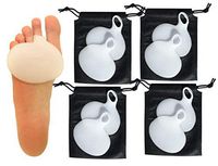 8 Pieces Best Ball of Foot Gel Pad Metatarsal Forefoot Cushion with Toe Ring Insert Set Special Pain Relief Set Top Mothers Day Gifts for Women Mom Wife Grandma from Grandpa Men Dad
