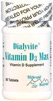 Dialyvite - Vitamin D3 Max - 50,000 IU - 80 Tablets
