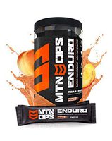 MTN OPS Enduro Cardio Enhancement Supplement, Nitric Oxide Boost (No Crash), Peach, 20 Single-Serving Stick Packs