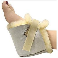 100% Genuine Sheepskin Heel Protector Protect Feet, Heels & Elbows Bed & Pressure Sores(1 Piece)