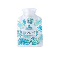 XIANGEN Cute Cartoon Handmade Warm Water Bottle Cute Mini Transparent Hot Water Bottle Portable Hand Warmer Water Injection Bag (2Pcs) 10.715.7Cm