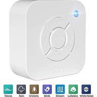 White Noise Machine USB Mini Portable Music Light Sleep Machine with 9 Relaxing Nature Sounds,LED Breathing Light Timer for Baby Kids Adult Insomniac Travel Home Office Fauay