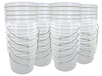 White 2 Gallon Bucket with Gamma Seal Lid (20)