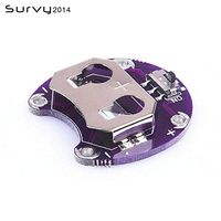 2PCS for Arduino Lilypad Coin Cell Battery Holder CR2032 Battery Mount Module Small Slide Switch Board