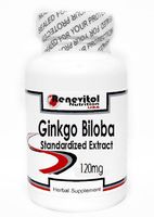 Ginkgo Biloba Standardized Extract 120mg 200 Capsules ~ Renevitol