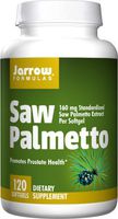 Jarrow Formulas, Saw Palmetto, 160 milligrams per softgel, 120 Softgels. Pack of 4 bottles.
