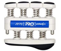 Prohands PRO Hand Exerciser, Finger Exerciser (Hand Grip Strengthener), Spring-Loaded, Finger-Piston System, Isolate and Exercise Each Finger, (9 lb Heavy Tension, Blue-Pro Rehab)
