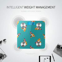Bluetooth Scale Weight Cartoon Cute Childlike Water Gun Toy Scale for Body Weight Body Fat Composition Monitor Analyzer with Smartphone App for Body Management-396 Lbs