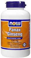 Now Foods Panax Ginseng, 250 caps / 520mg ( Multi-Pack)