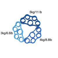 PuuuK Silicone Finger Stretcher, Grip Strength Enhancer, Adult Child Athlete Resistance Training with Pianist Forearm Wrist Extension,A