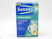 Cough Flu Relief Powder, Honey Lemon Chamomile, 6 Little Packets (Pack of 2)