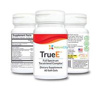 True-E Full Spectrum Vitamin E Tocotrienols & Alpha Tocopherol Complex 60 Soft Gels (3)