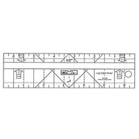 Log Cabin Ruler 1/2" & 1" - Bloc Loc