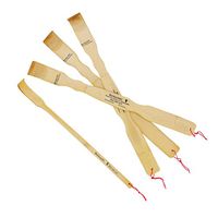 BambooMN Brand 4 Piece - 3 Piece 17" Traditional Bamboo Back Scratchers + Free Travel Size Backscratcher for Itching Relief, Strong and Sturdy