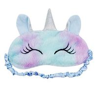 Cute Unicorn Sleeping Eye Mask Blindfold Soft Sleep Aid Cover for Girls Kids Women Travel