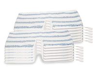 LTWHOME Design Replacement Dual-Sided Microfiber Scrub Mop Pads Fit for O-Cedar ProMist MAX Spray Mop (Pack of 12)