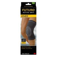 3M Health Care 48189EN Futuro Active Knit Knee Stabilizer, Small, Gray (Pack of 12)