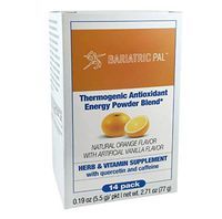BariatricPal Thermogenic Antioxidant Energy Powder Blend - Natural Orange Flavor (1 Pack)