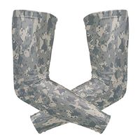 Unisex Arm Sleeve Snow Camo Hunting UV Protection Arm Compression Sleeve Skin Protection Sport Arm Cooler Sleeve for Running Hiking Jogging Motorcycling Climbing Camping