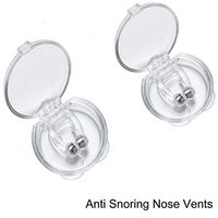 Snore Stopper Solution - Anti Snoring Nose Vents - Set of 2 Anti Snore Nose Clip- Natural Stop Snoring Devices - Reduce Snoring - Silicone Magnetic Anti Snore