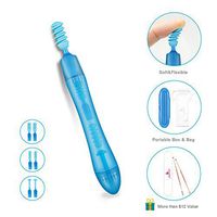 Ear Cleaner – Mexitop Spiral Ear Wax Removal Tool, 3 Types Upgraded Designed Tips, New Ear Pick System Improves Effect of Ear Removal Drop + Bonus Assistant Kit (More Than $12 Value), Lake Blue