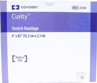Kendall Healthcare Conform Sterile Stretch Bandage 6" W x 75" L, Soft Pouch, Provide Softness, Low-Lint and High Absorbency with Moderate Stretch for Maximum Clinical Flexibility (Box of 12 Each)