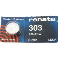 Renata 303 SR44SW Watch Battery Batteries