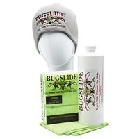 BugSlide Bug Remover Add On Pack - Includes a 32oz Refill, X-treme Clean Cloth, 3 Pack Microfiber Cloths Beanie