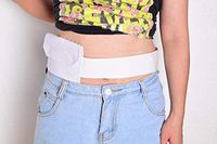 G Tube Holder Catheter Peg Tube Bag Cover Drainage Belt Abdpminal Dialysis Protector Fixation Device Medical Professional Nursing for Patients