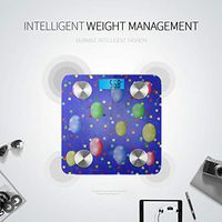 Colorful Balls Floating On The Blue Pool Human Scale Weight Weight Scales for People Electronic Bathroom Scale Tracks 8 Key Compositions Analyzer Sync with Fitness Apps 400 Lbs