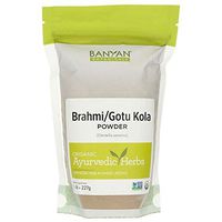 Banyan Botanicals Brahmi/Gotu Kola Powder, 1/2 Pound - USDA Organic - Centella asiatica - Ayurvedic Herb for The Brain & Nervous System