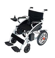 2020 Model Fold & Travel Lightweight Electric Wheelchair Motor Motorized Wheelchairs Electric Silla De Ruedas Power Wheelchair Power Scooter Aviation Travel Safe Heavy Duty Mobility Aids