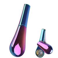Pipe Small Pipe Mini Pipe Detachable Personality Pipe Transformation Design Creative Pipes Gift for Father Husband Boyfriend (Gradient Purple)