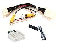 Retain OEM Factory Backup Reverse Camera to New Aftermarket Car Stereo Display/Navigation Radio Wire Harness w/ 6 Volt Converter for Some Toyota and Scion - Compatible Vehicles Listed Below