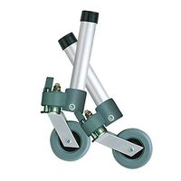 Drive Locking Swivel Walker Wheels with Two Sets of Rear Glides, Model - 10113